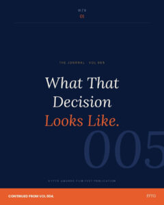 What That Decision Looks Like